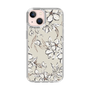 Slim Protection Case［ MERCURYDUO - BotanicalFlower - Beige ］