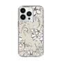 Slim Protection Case［ MERCURYDUO - BotanicalFlower - Beige ］