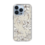 Slim Protection Case［ MERCURYDUO - BotanicalFlower - Beige ］