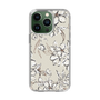Slim Protection Case［ MERCURYDUO - BotanicalFlower - Beige ］