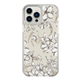 Slim Protection Case［ MERCURYDUO - BotanicalFlower - Beige ］