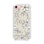 Slim Protection Case［ MERCURYDUO - BotanicalFlower - Beige ］