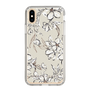 Slim Protection Case［ MERCURYDUO - BotanicalFlower - Beige ］