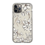 Slim Protection Case［ MERCURYDUO - BotanicalFlower - Beige ］