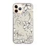 Slim Protection Case［ MERCURYDUO - BotanicalFlower - Beige ］