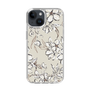 Slim Protection Case［ MERCURYDUO - BotanicalFlower - Beige ］