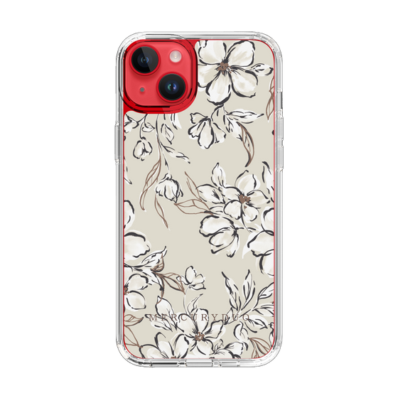 Slim Protection Case［ MERCURYDUO - BotanicalFlower - Beige ］