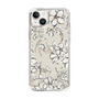 Slim Protection Case［ MERCURYDUO - BotanicalFlower - Beige ］