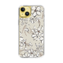 Slim Protection Case［ MERCURYDUO - BotanicalFlower - Beige ］
