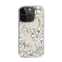 Slim Protection Case［ MERCURYDUO - BotanicalFlower - Beige ］