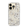 Slim Protection Case［ MERCURYDUO - BotanicalFlower - Beige ］
