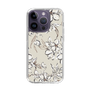 Slim Protection Case［ MERCURYDUO - BotanicalFlower - Beige ］