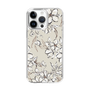 Slim Protection Case［ MERCURYDUO - BotanicalFlower - Beige ］