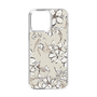 Slim Protection Case［ MERCURYDUO - BotanicalFlower - Beige ］