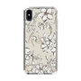 Slim Protection Case［ MERCURYDUO - BotanicalFlower - Beige ］