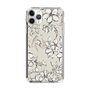 Slim Protection Case［ MERCURYDUO - BotanicalFlower - Beige ］
