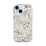 Slim Protection Case［ MERCURYDUO - BotanicalFlower - Beige ］
