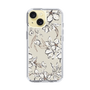 Slim Protection Case［ MERCURYDUO - BotanicalFlower - Beige ］