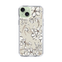 Slim Protection Case［ MERCURYDUO - BotanicalFlower - Beige ］