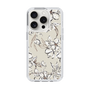 Slim Protection Case［ MERCURYDUO - BotanicalFlower - Beige ］