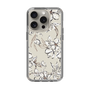 Slim Protection Case［ MERCURYDUO - BotanicalFlower - Beige ］