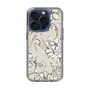 Slim Protection Case［ MERCURYDUO - BotanicalFlower - Beige ］