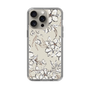 Slim Protection Case［ MERCURYDUO - BotanicalFlower - Beige ］