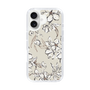 Slim Protection Case［ MERCURYDUO - BotanicalFlower - Beige ］