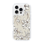 Slim Protection Case［ MERCURYDUO - BotanicalFlower - Beige ］
