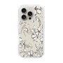 Slim Protection Case［ MERCURYDUO - BotanicalFlower - Beige ］