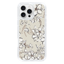 Slim Protection Case［ MERCURYDUO - BotanicalFlower - Beige ］