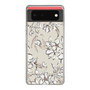Slim Protection Case［ MERCURYDUO - BotanicalFlower - Beige ］