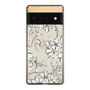 Slim Protection Case［ MERCURYDUO - BotanicalFlower - Beige ］