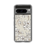 Slim Protection Case［ MERCURYDUO - BotanicalFlower - Beige ］