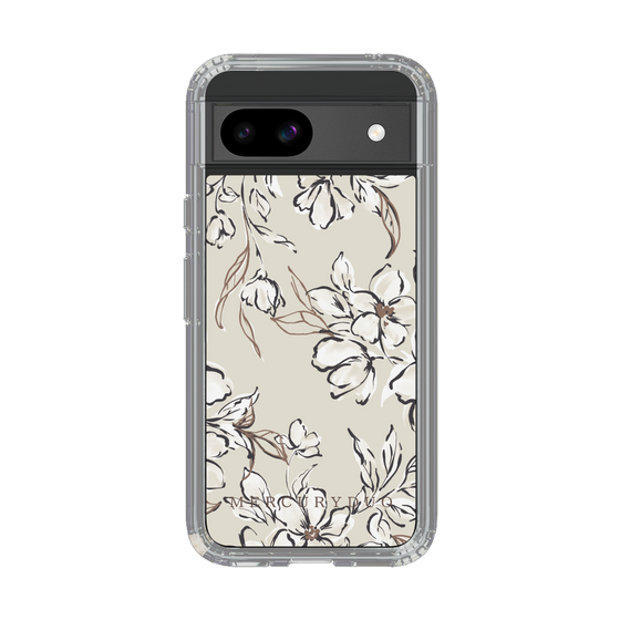 Slim Protection Case［ MERCURYDUO - BotanicalFlower - Beige ］