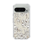 Slim Protection Case［ MERCURYDUO - BotanicalFlower - Beige ］