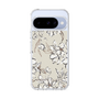Slim Protection Case［ MERCURYDUO - BotanicalFlower - Beige ］