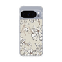 Slim Protection Case［ MERCURYDUO - BotanicalFlower - Beige ］