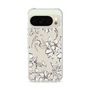 Slim Protection Case［ MERCURYDUO - BotanicalFlower - Beige ］