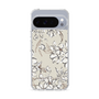 Slim Protection Case［ MERCURYDUO - BotanicalFlower - Beige ］