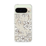 Slim Protection Case［ MERCURYDUO - BotanicalFlower - Beige ］