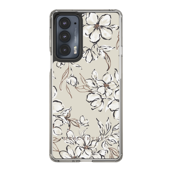 Slim Protection Case［ MERCURYDUO - BotanicalFlower - Beige ］