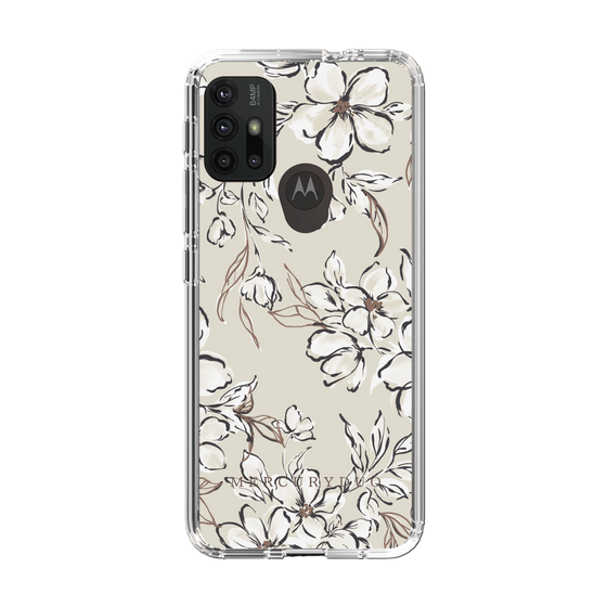 Slim Protection Case［ MERCURYDUO - BotanicalFlower - Beige ］