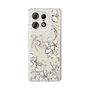Slim Protection Case［ MERCURYDUO - BotanicalFlower - Beige ］