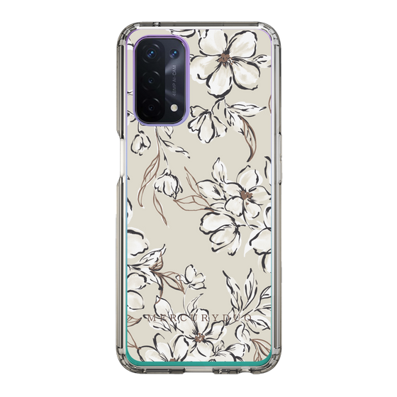 Slim Protection Case［ MERCURYDUO - BotanicalFlower - Beige ］