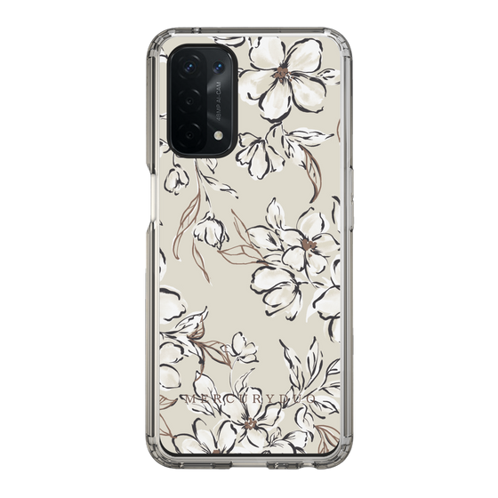 Slim Protection Case［ MERCURYDUO - BotanicalFlower - Beige ］