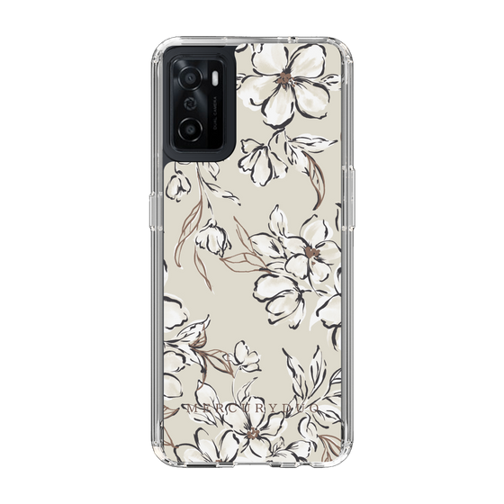 Slim Protection Case［ MERCURYDUO - BotanicalFlower - Beige ］