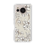 Slim Protection Case［ MERCURYDUO - BotanicalFlower - Beige ］