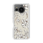 Slim Protection Case［ MERCURYDUO - BotanicalFlower - Beige ］