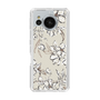 Slim Protection Case［ MERCURYDUO - BotanicalFlower - Beige ］